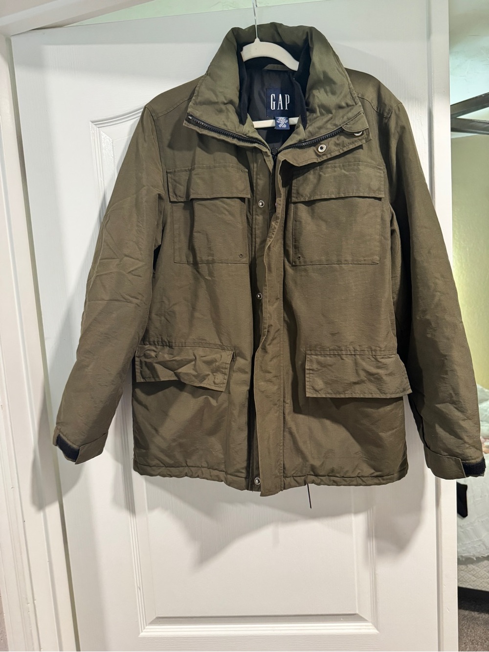 Gap Olive Green Jacket Coat Size Small